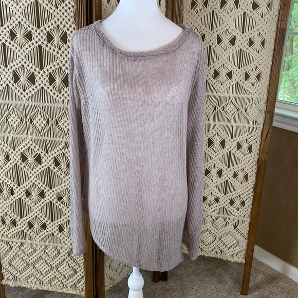 Urban Outfitters Urban Renewal gray sweater lightweight Medium NWT - Picture 1 of 11